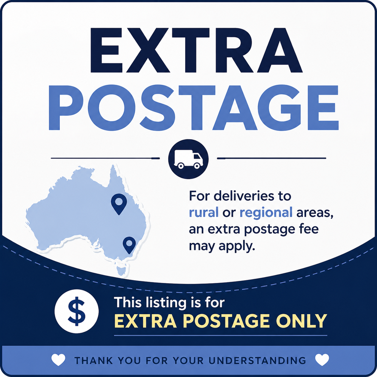 Extra Postage Fee