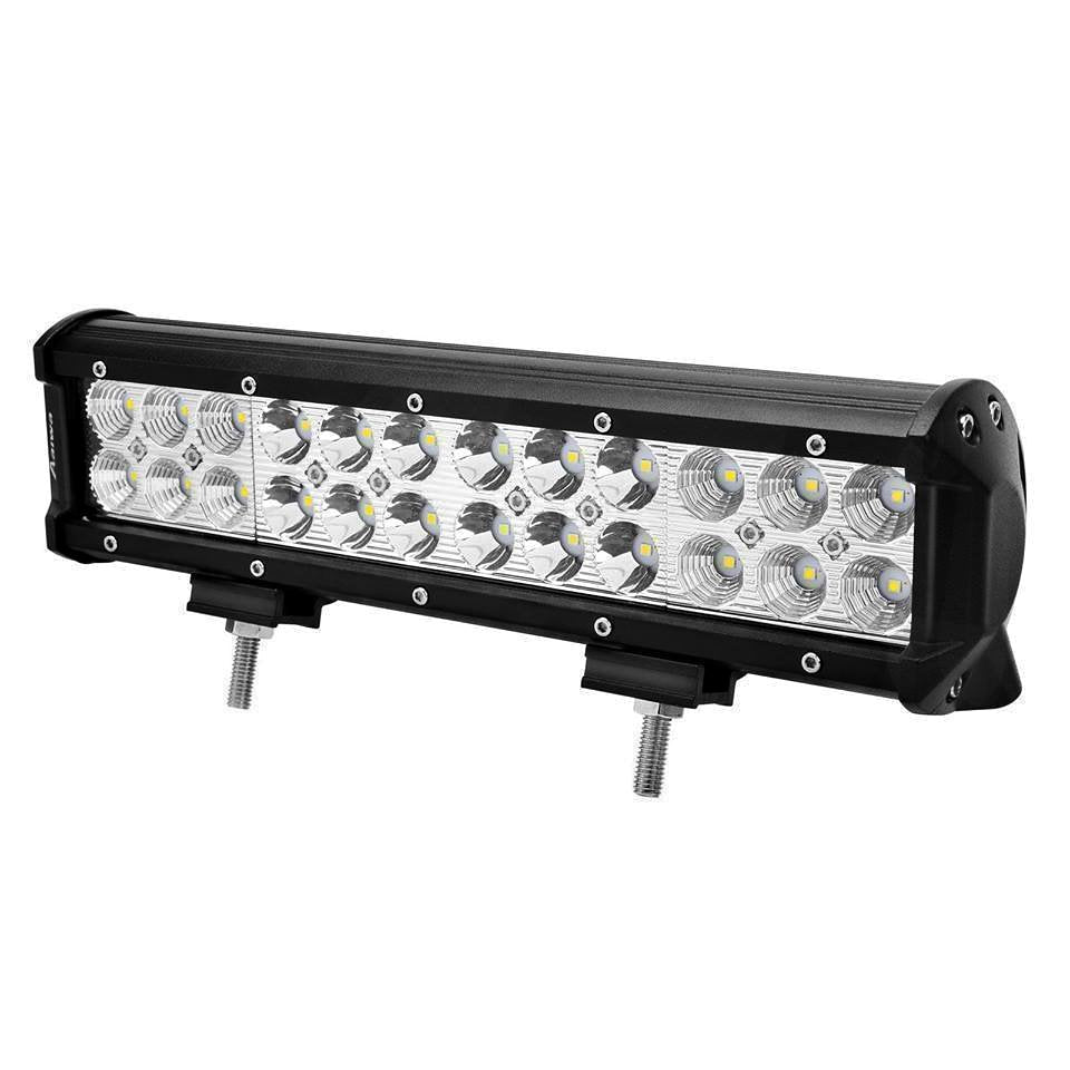 12"inch Cree Led Work Light Bar Flood Spot Suv Boat Driving Lamp Offroad 4WD