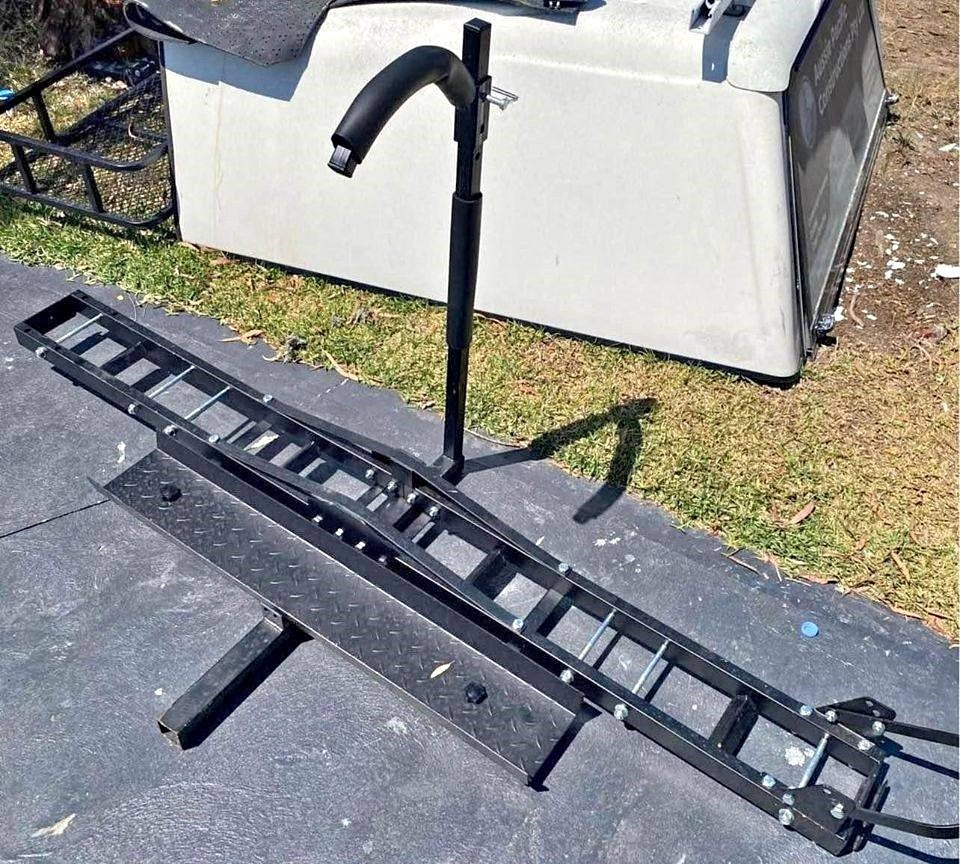 Motorcycle Motorbike Carrier Rack 2" Towbar Arm Rack Dirt Bike Ramp