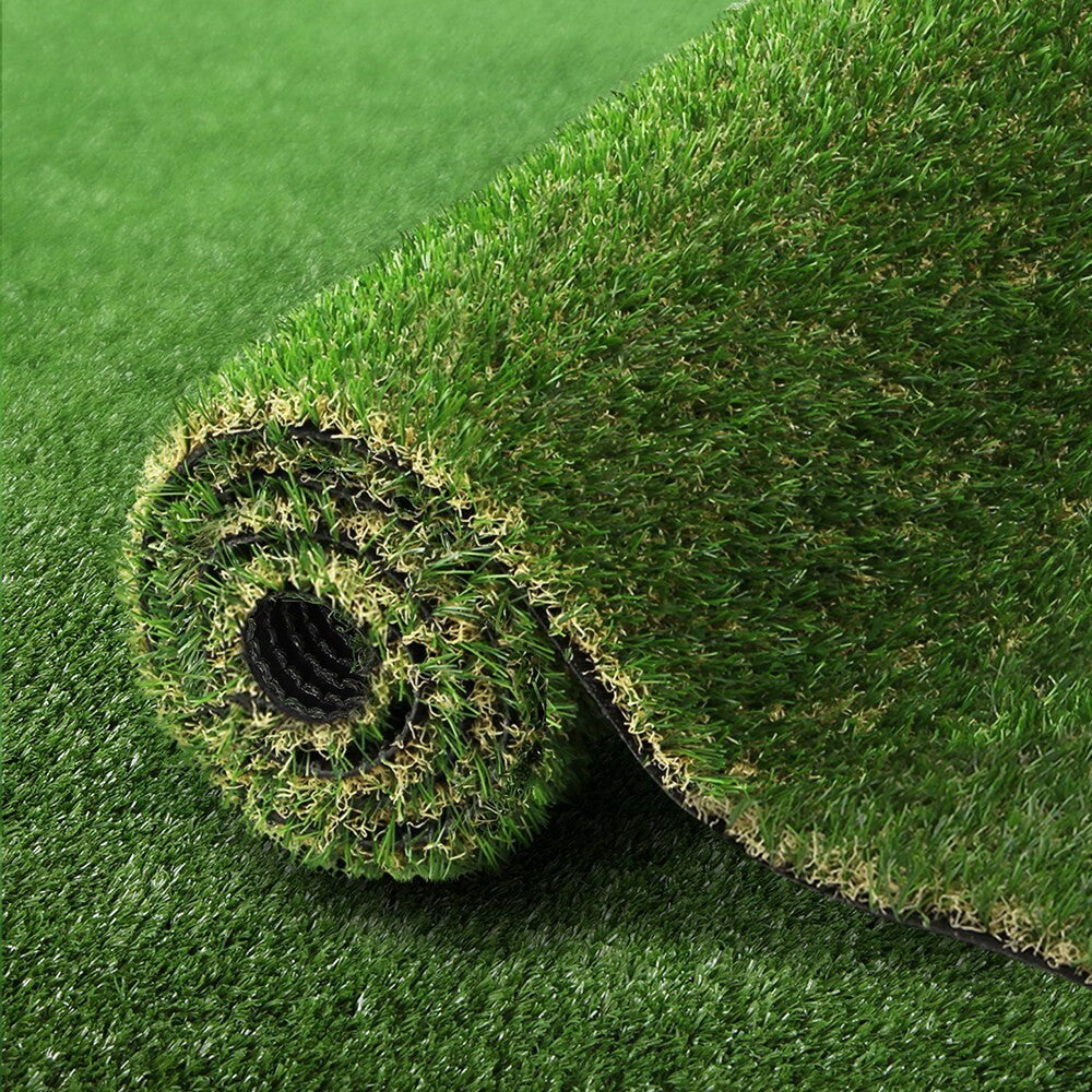 Artificial Grass Synthetic Fake Lawn Turf 2mx5m Plant 4-coloured 30mm