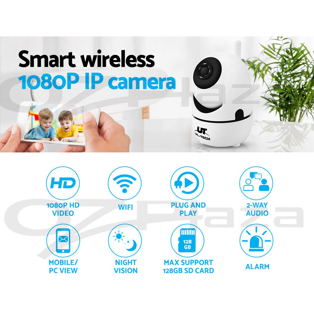 UL-tech 1080P WiFi IP Security Camera Wireless Indoor CCTV System