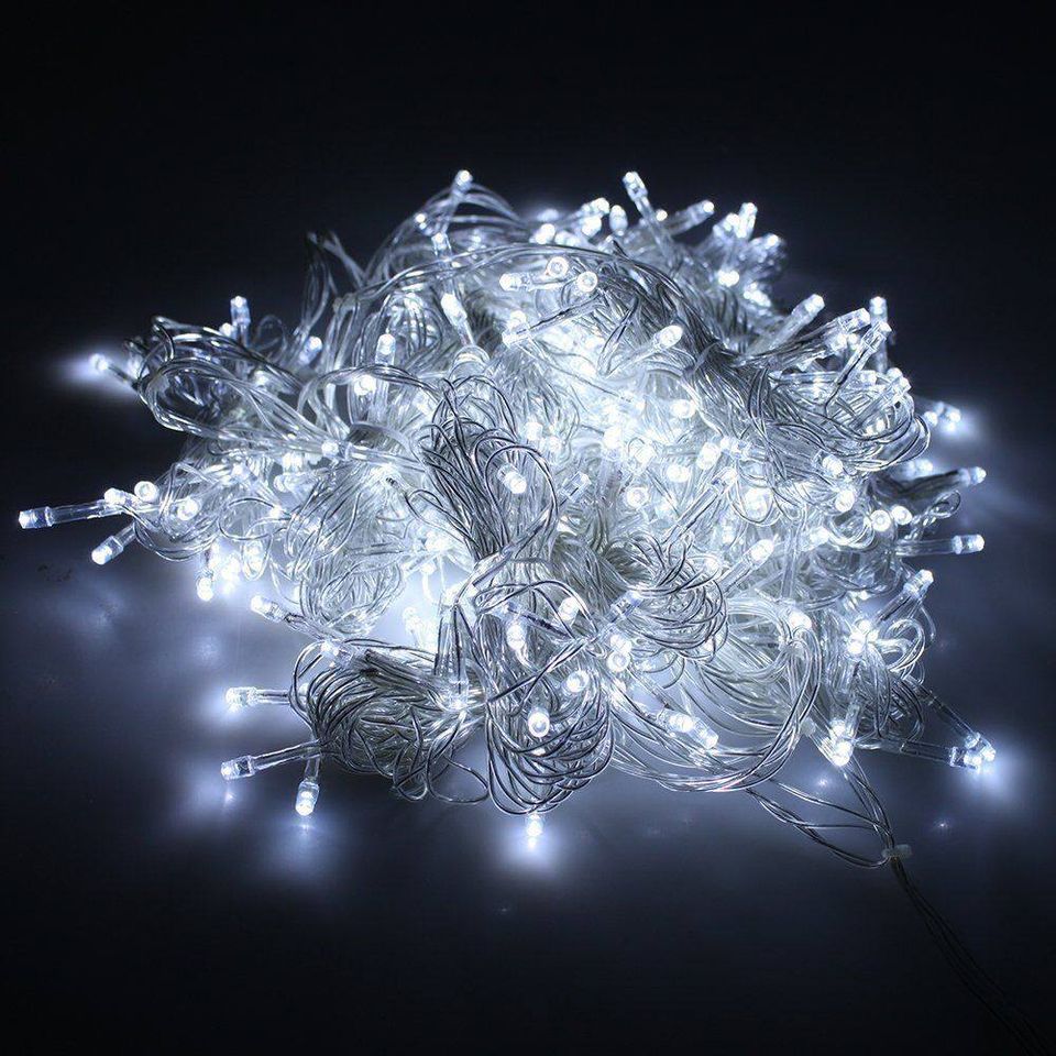 6M x 3M LED Curtain Fairy Lights Christmas Wedding Party Indoor Outdoor