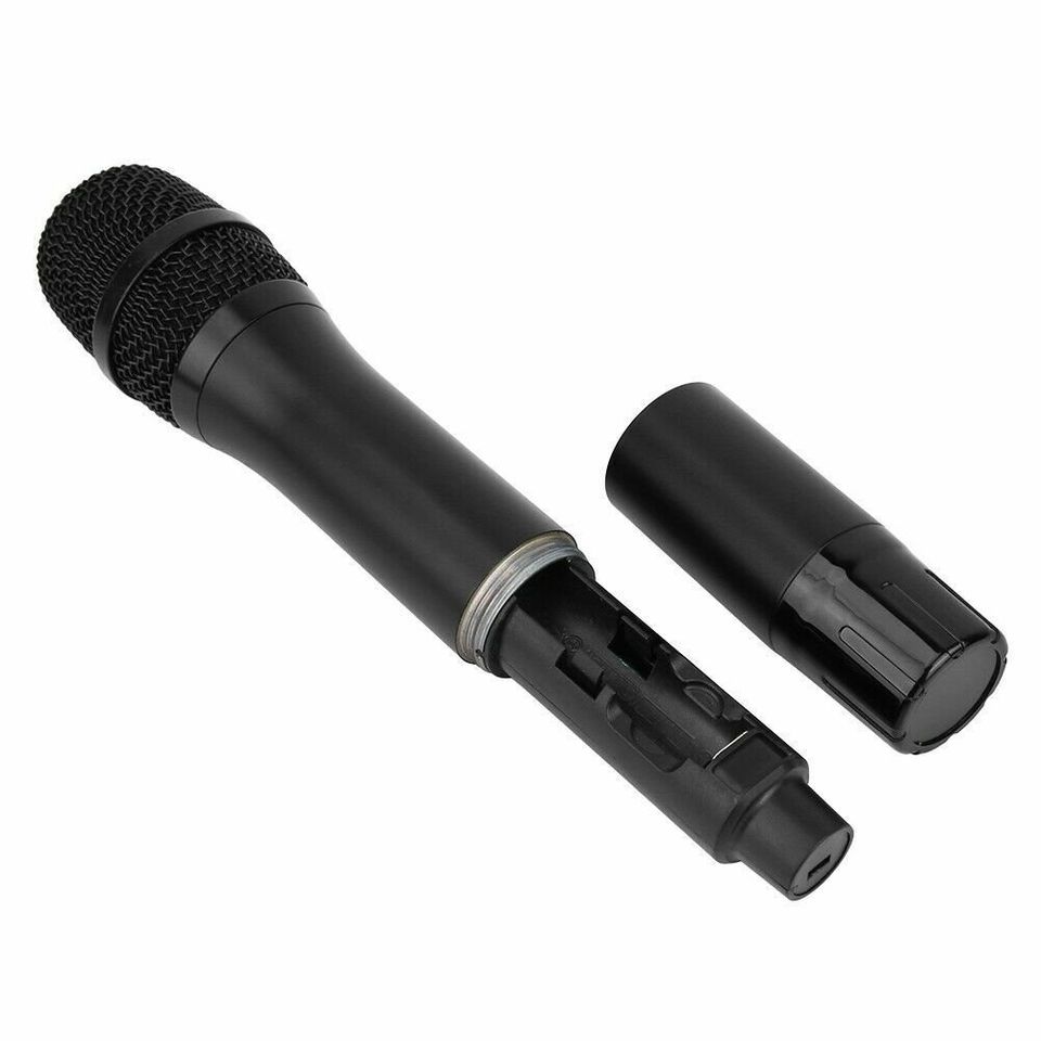 2PCS UHF Wireless Handheld Microphone System with Rechargeable Receiver Karaoke