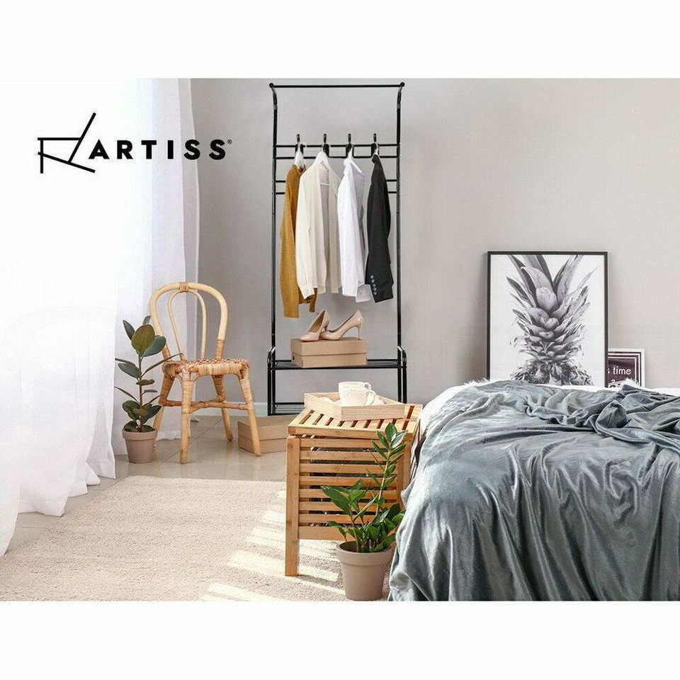 Artiss Clothes Rack Coat Stand Garment Portable Hanger Organiser Metal Closet