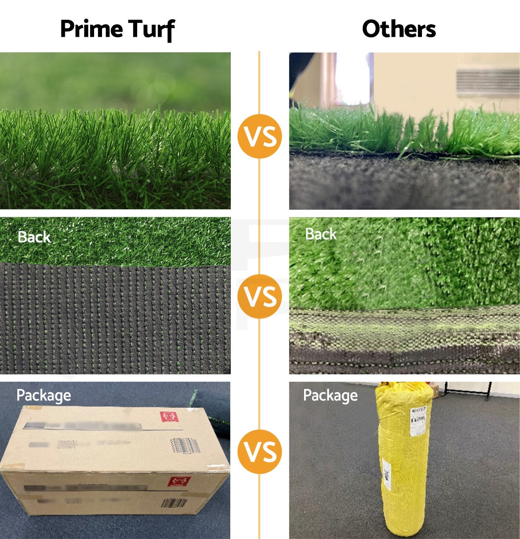Synthetic Artificial Grass Fake Lawn Turf 1mx10m Plant Olive