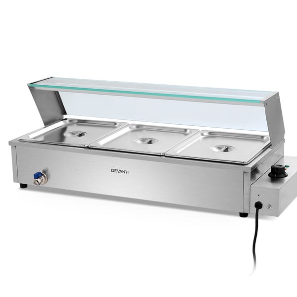 Bain Marie food warmer 3 tray new