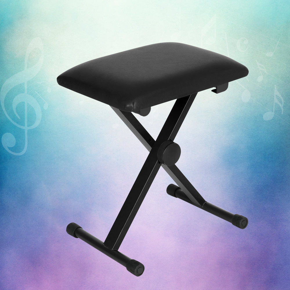 Adjustable Height Piano Stool (Black)