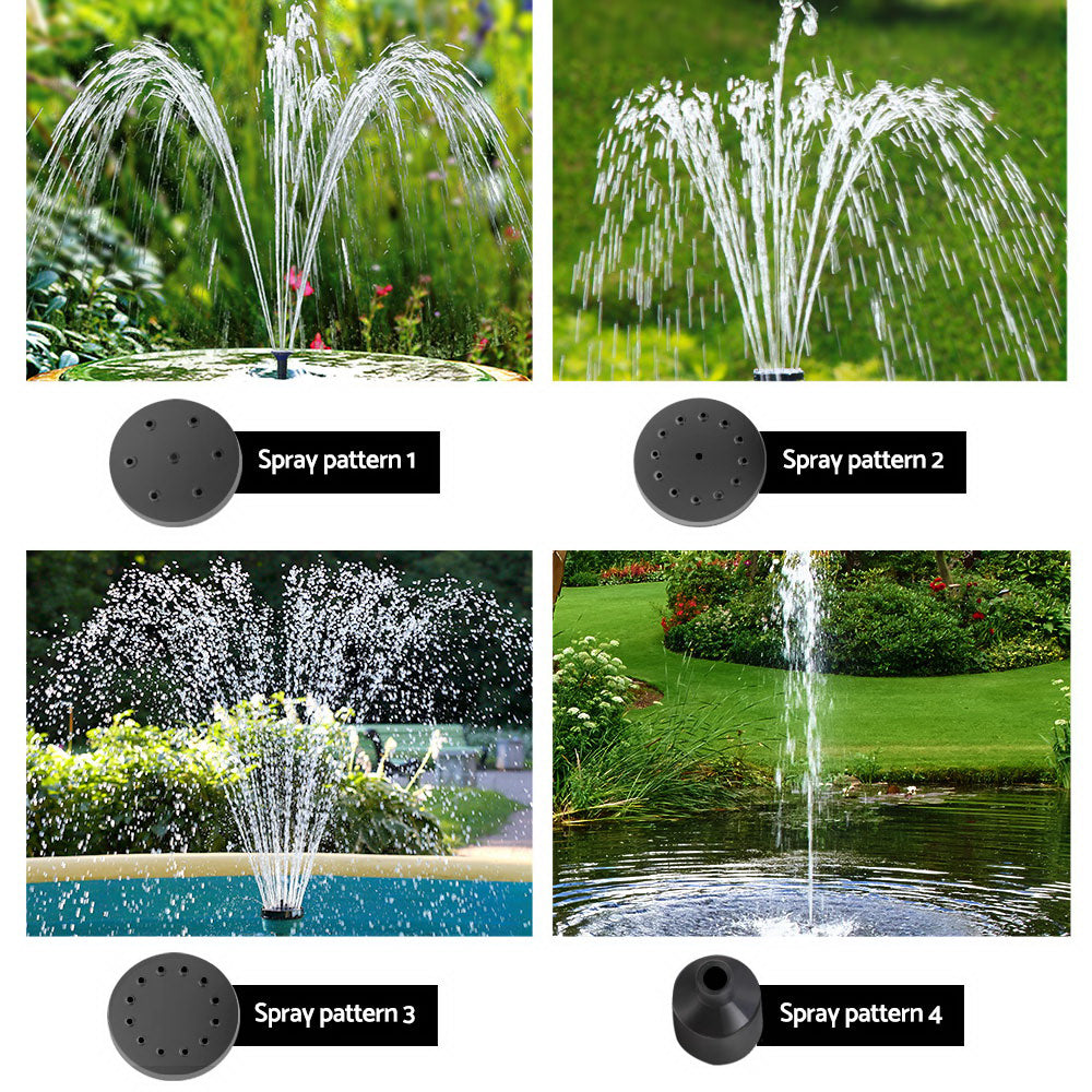 Solar Submersible Pond Fountain Pump, 4FT