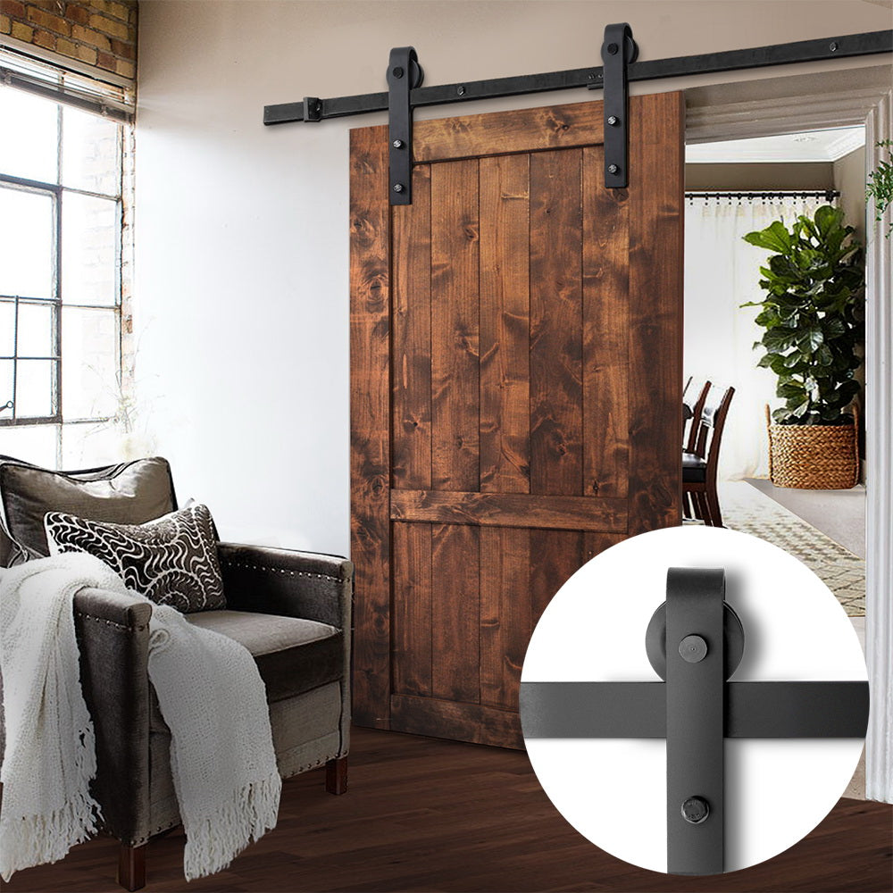 Sliding Barn Door Hardware Track Set, 1.83m