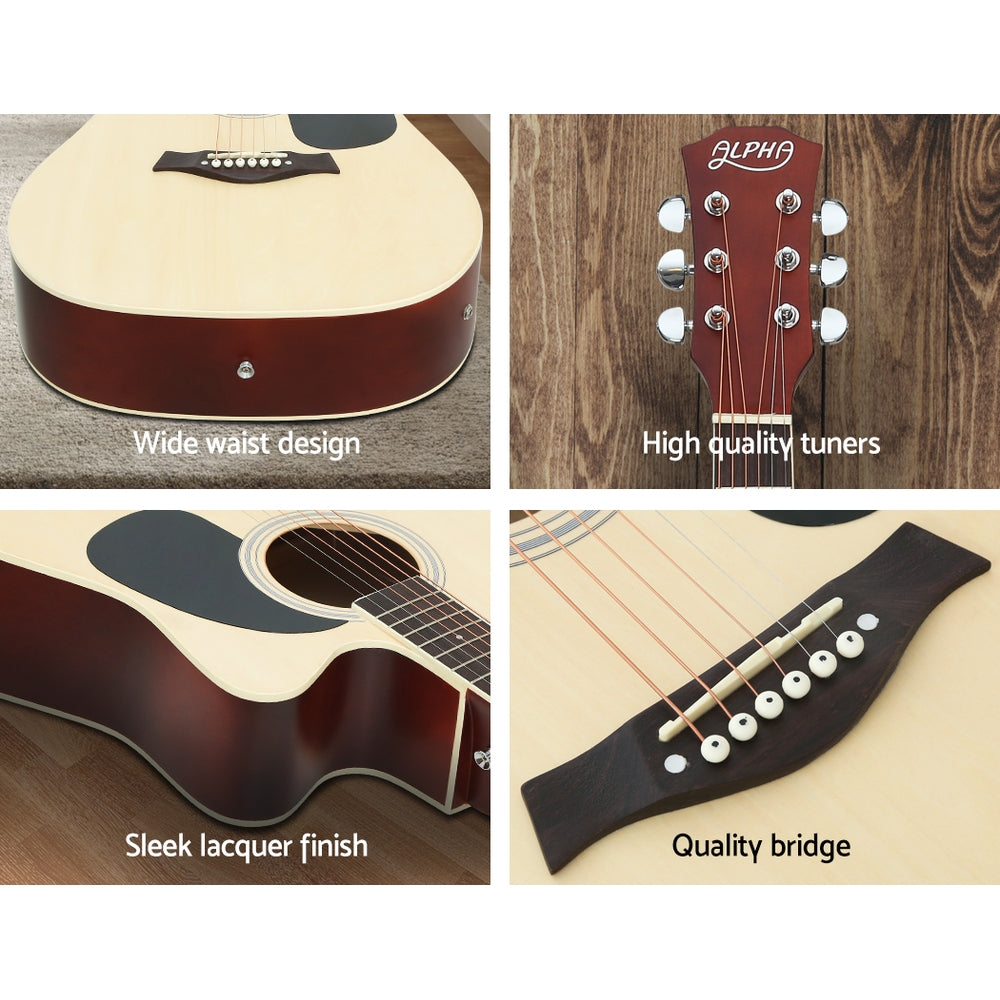 41" Acoustic-Electric Guitar with Equaliser, Cutaway