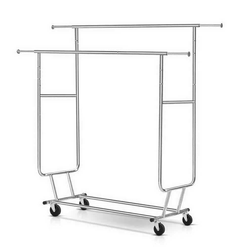 Adjustable Double Rail Clothes Rack Airer