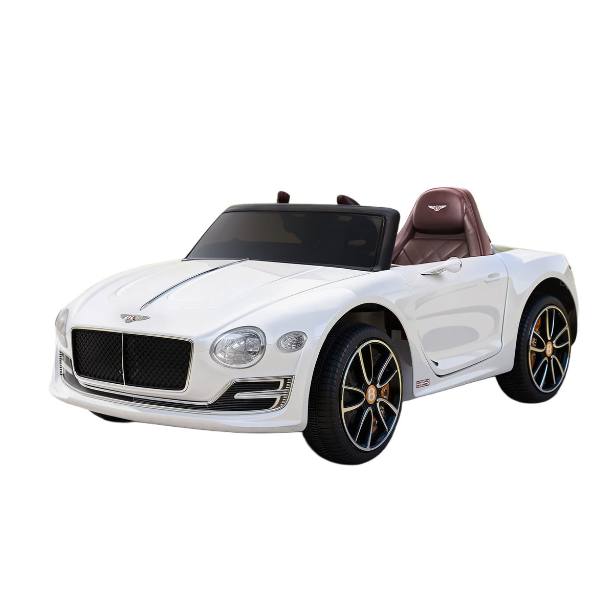 Bentley EXP12 Licensed Kids Electric Ride-On Car (White)