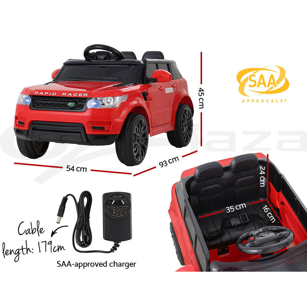 Red Kids Ride On Car Electric Cars Toys Remote Control Childrens 12V Motor