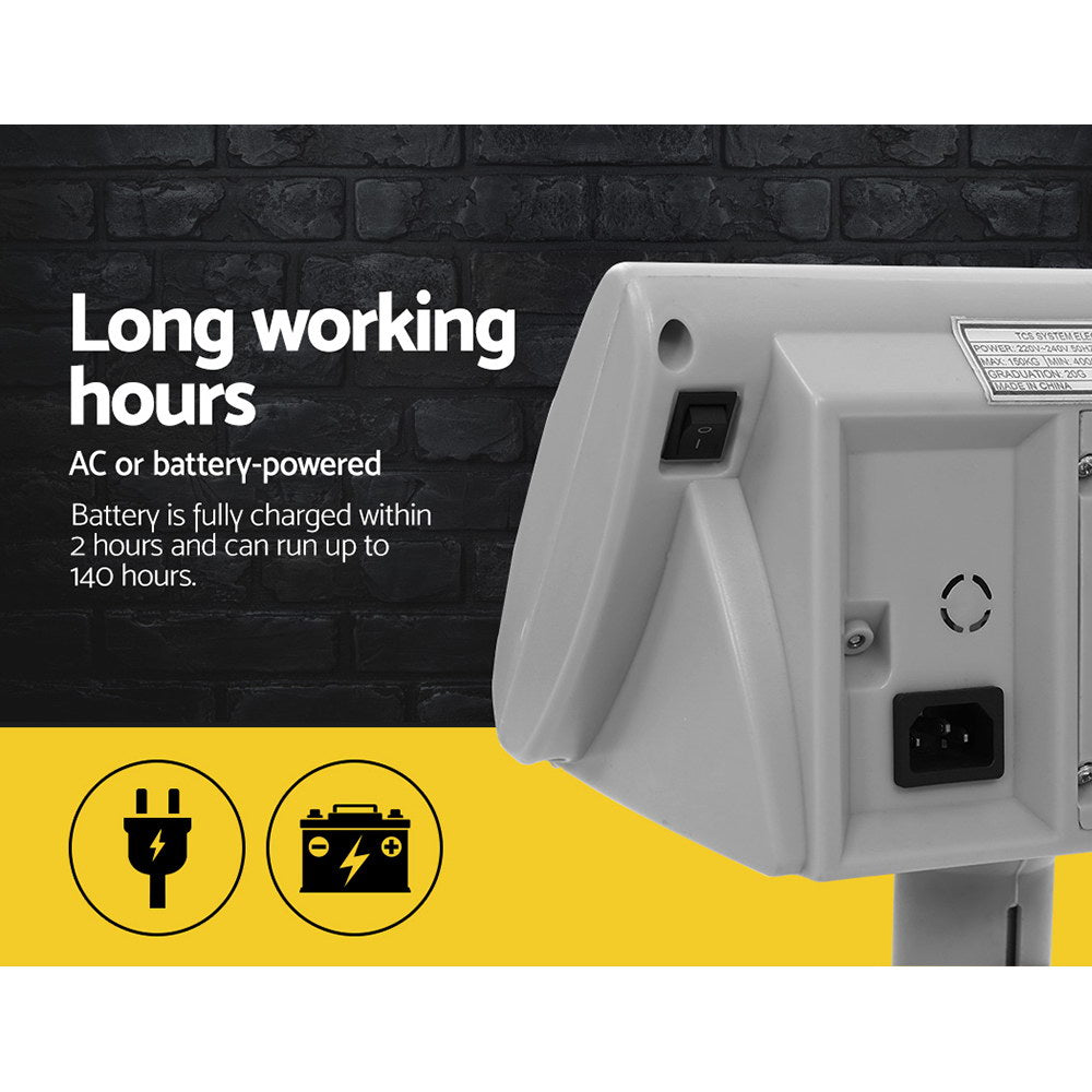 300kg Digital Platform Scale with LCD Counting Display