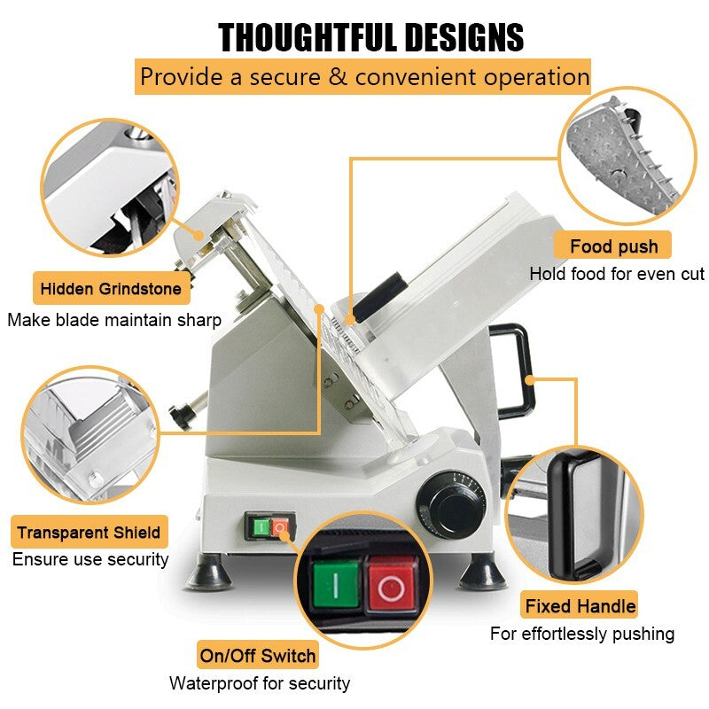 Commercial Meat Slicer 12 Inch 300mm 320W Deli Slicer - Brand New