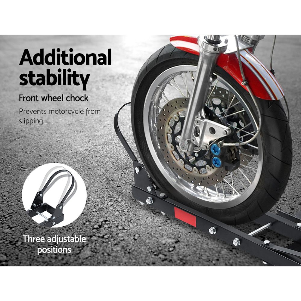 Motorcycle Motorbike Carrier Rack 2" Towbar Arm Rack Dirt Bike Ramp