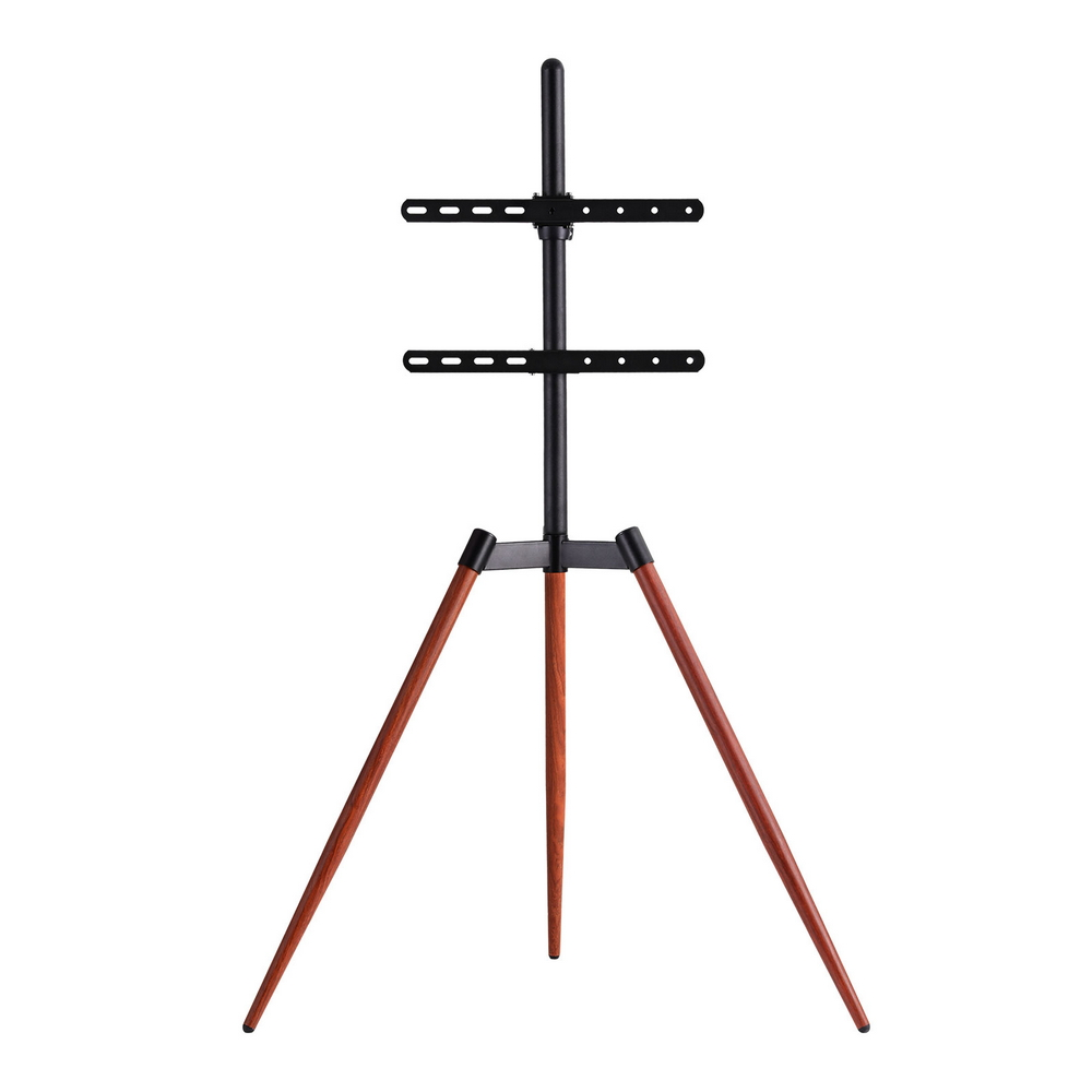 TV Stand 32-65 inch LED LCD Screen Wooden Tripod Easel Height Adjustable