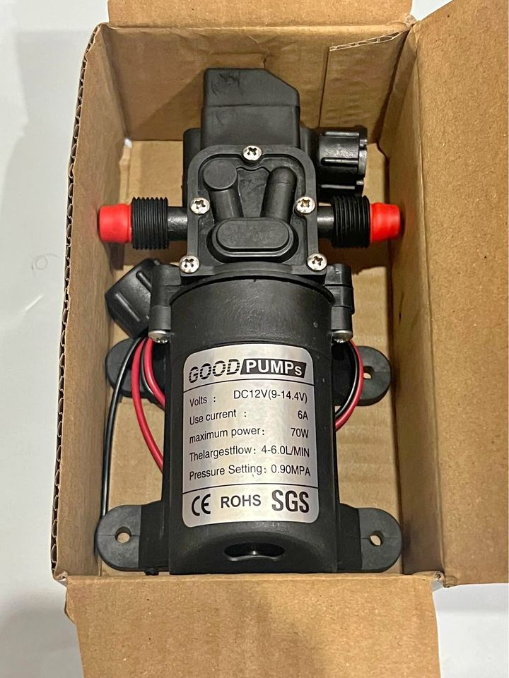 12V 70W 4-6L PM water pump Self-priming high quality