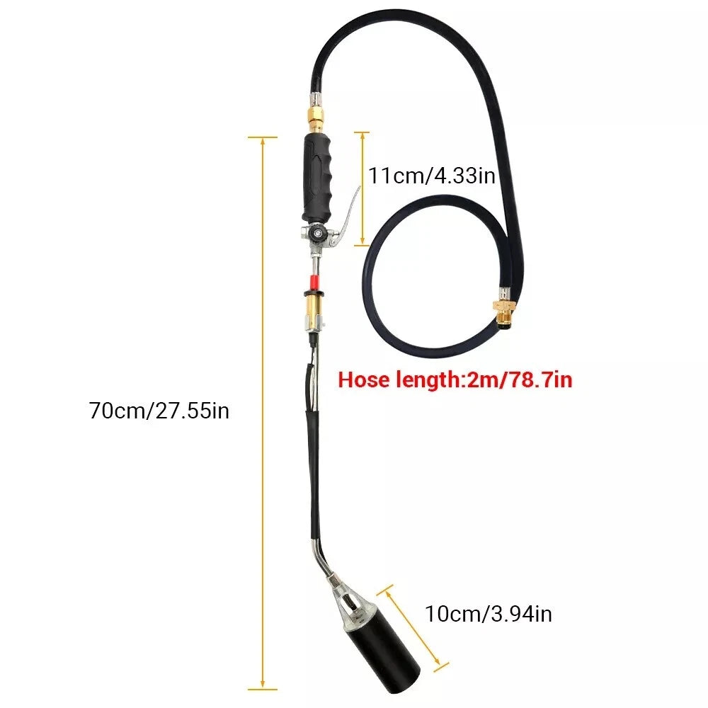 Propane Weed Torch with 2m Hose, 500,000 BTU