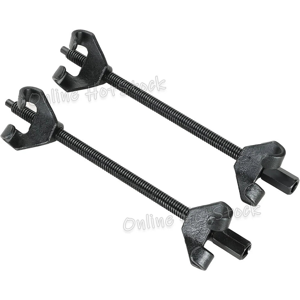 2X Coil Spring Shock Compressor Heavy Auto Remover Installer Suspension Tool Kit