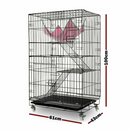 3 Level Pet Rabbit Bird Cage Ferret Parrot Aviary Cat Rat Budgie Hamster Castor