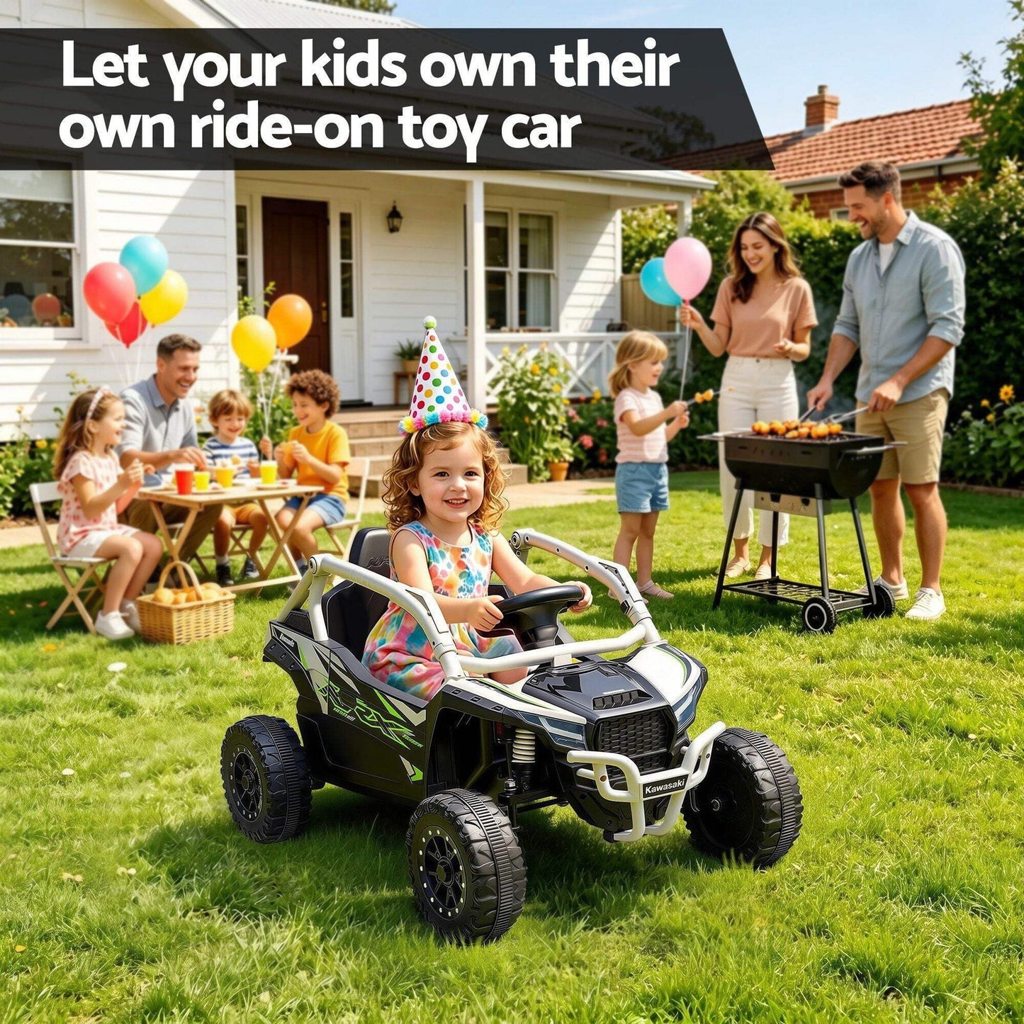 Kids Ride On Car Off-Road Licensed KRX1000 Electric Toy with Remote Control