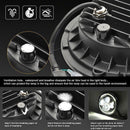 Pair 7" Inch LED Headlights Hi/Lo Beam DRL Projector Fit for JEEP JK GQ PATROL