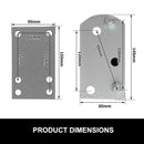 Spare Wheel Carrier Bracket Type Holder Trailer Part Caravan Boat NEW