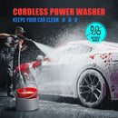 Cordless Pressure Washer Electric High Power Cleaner Wall Driveway Outdoor Watering Spray Gun 2x Battery Water Hose