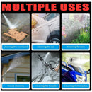 Cordless Pressure Washer Electric High Power Cleaner Wall Driveway Outdoor Watering Spray Gun 2x Battery Water Hose