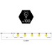 100m LED Festoon String Lights - Outdoor Commercial Quality Poultry & Event Lighting 100 Warm White Bulbs