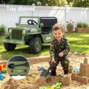 Kids Ride On Car Electric Toys Cars Headlight Music Remote Control Green