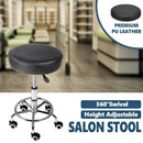 New Hairdressing Salon Chair Round PU Equipment Swivel Lift Stool Barber Beauty