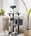 130cm Cat Tree Toy Scratching Post Board Scratcher Tower Condo Wooden House