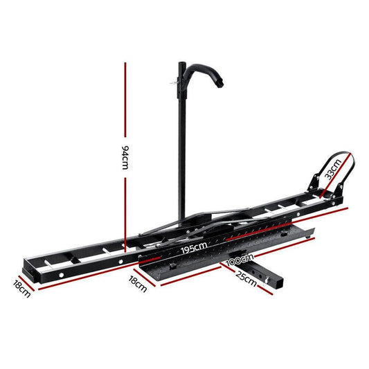 Giantz Motorcycle Motorbike Carrier Rack 2"Towbar Arm Rack Dirt Bike Ramp Steel