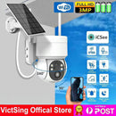 Solar Security IP Camera Battery Powered Outdoor Wireless WiFi CCTV PTZ Camera