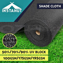 90% UV Sun Shade Cloth Shadecloth Sail Roll Mesh Outdoor Black
