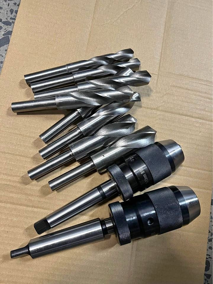 Drill bits + keyless chucks
