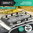 Giantz Universal Roof Rack Basket Car Luggage Carrier Steel Vehicle Cargo 160Cm