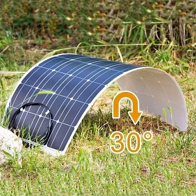 300W Flexible Solar Panel 12V Caravan Boat Camping Portable Power Mono Charging