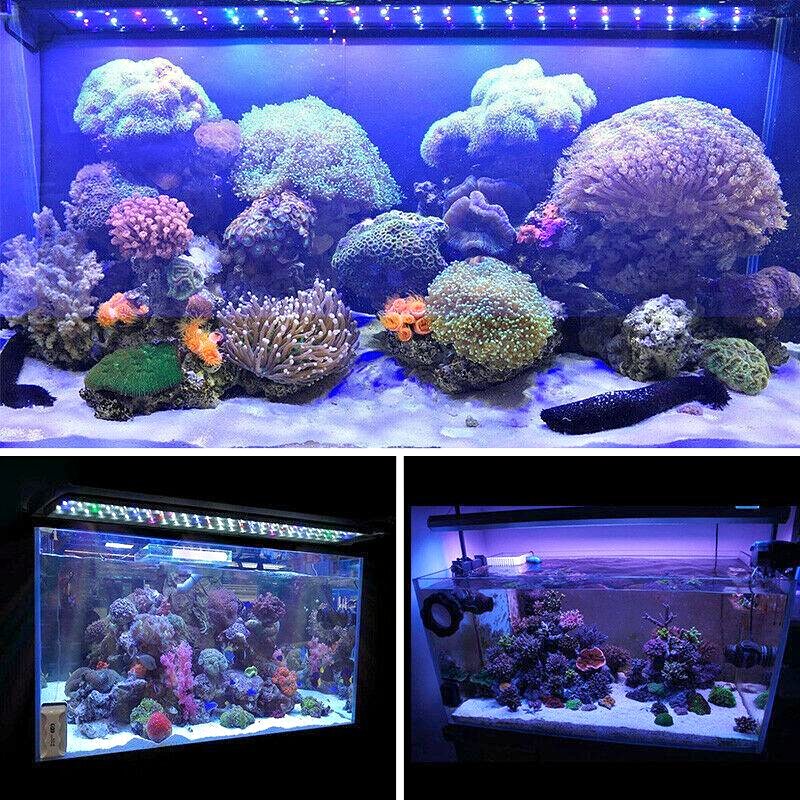 60 /90cm Aquarium Light Lighting Full Spectrum Aqua Plant Fish Tank Bar LED Lamp