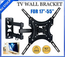 Full Motion TV Wall Mount Bracket Swivel Tilt 17 32 37 40 42 50 52 55 in LED LCD