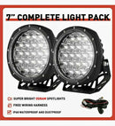 Pair LED Driving Spot Lights 7inch