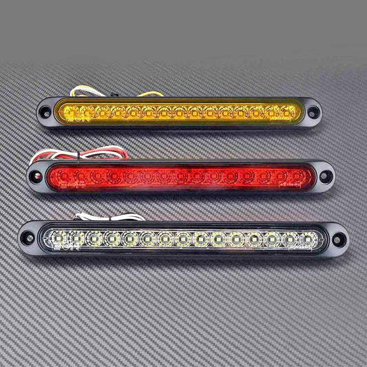 6x 15 LED Tail Lights UTE STOP Brake Indicator Reverse Slim Strip RV Trailer Light