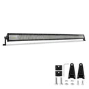 52inch LED Work Light Bar Tri Row Flood Spot Combo Offroad Driving 4WD Roof