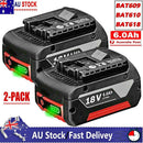 2X for Bosch Professional GBA 18V 6.0Ah Lithium-Ion Battery BAT609 BAT620 BAT610