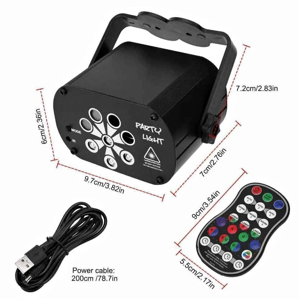 240 Patterns Disco Lights RGB Projector Stage Lighting Party KTV Club Lamp