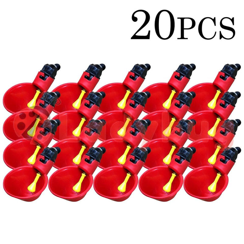 Poultry Chicken Automatic Drinker Cup Waterer Nipple Chook Bird Water