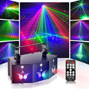 Stage Laser Light 9-EYE LED DMX RGB Strobe Scan Projector DJ Disco Party Lamp AU