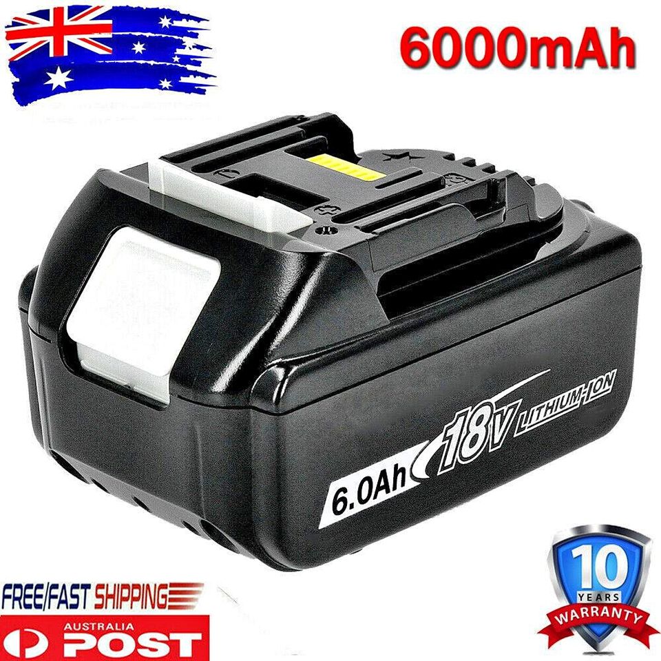 6.0Ah For Makita Battery 18V BL1830 BL1840B BL1850B BL1860 Li-Ion LXT AU